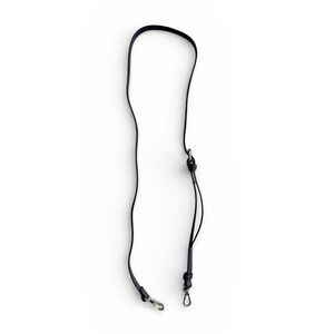 Dune burgundy Leather crossbody Strap with gold hardware